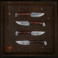 Damascus Chef Knife 4 Pc Set