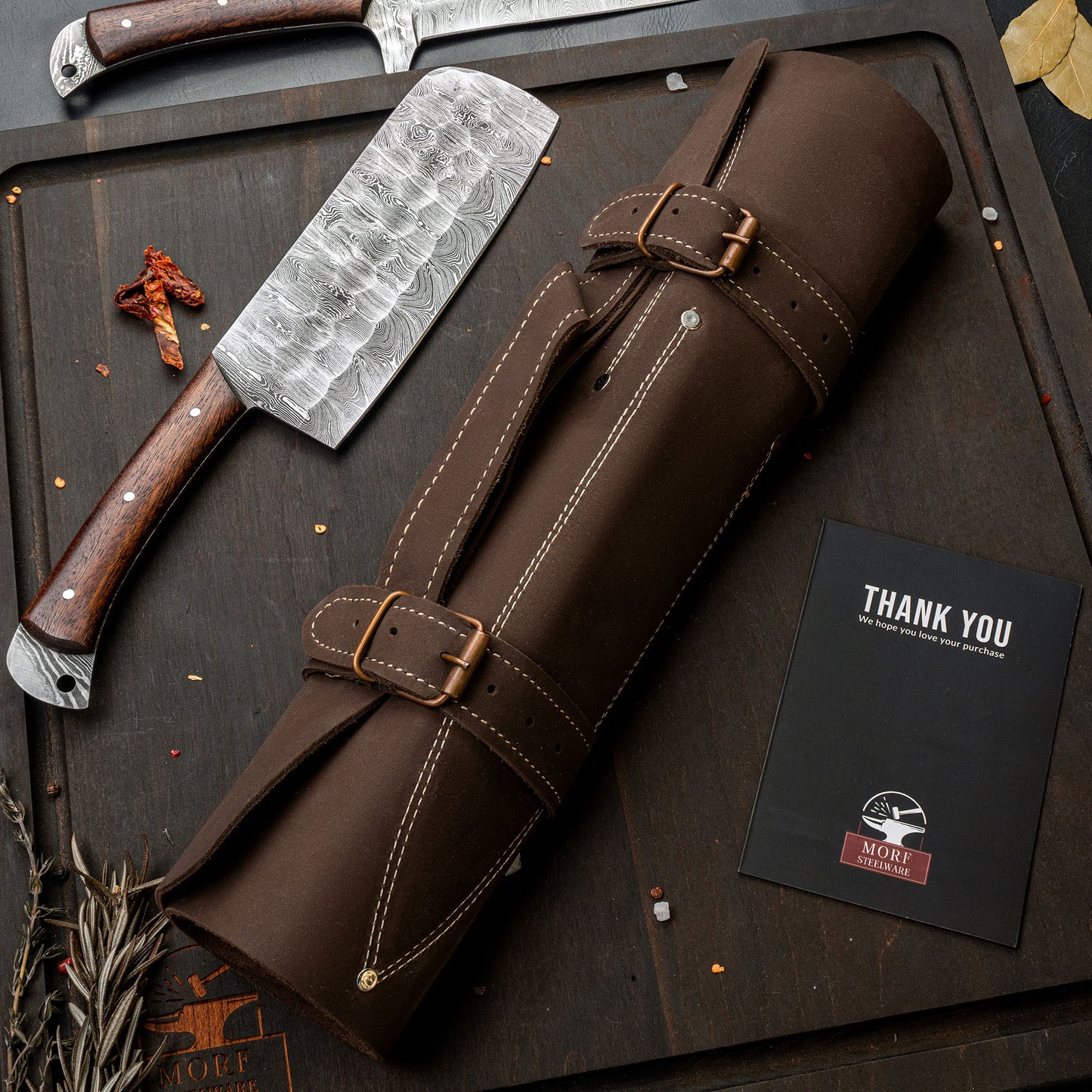 5 pcs Damascus Kitchen Cooking Knives