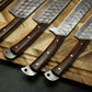 5 pcs Damascus Kitchen Cooking Knives