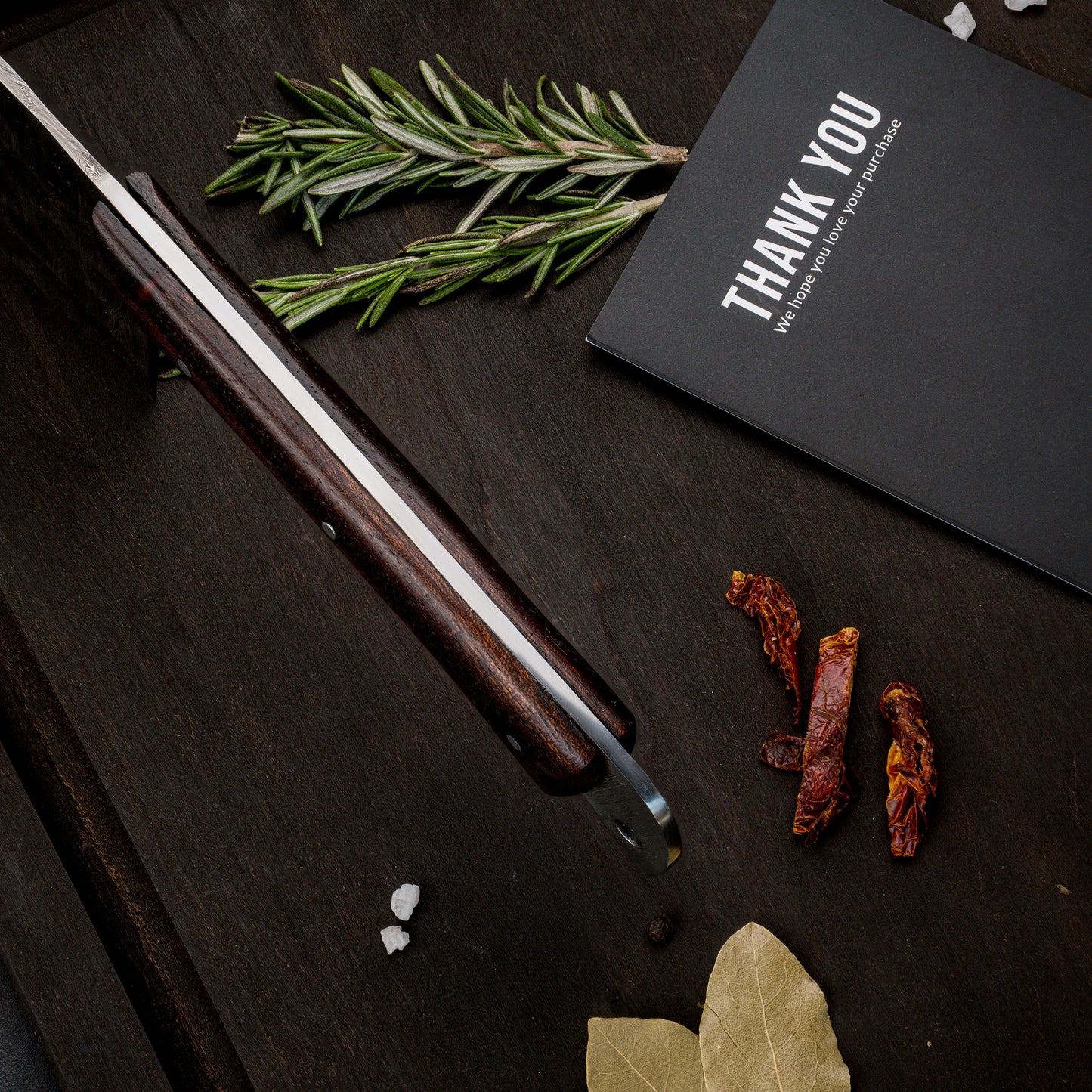 Damascus Serbian Cleaver Knife