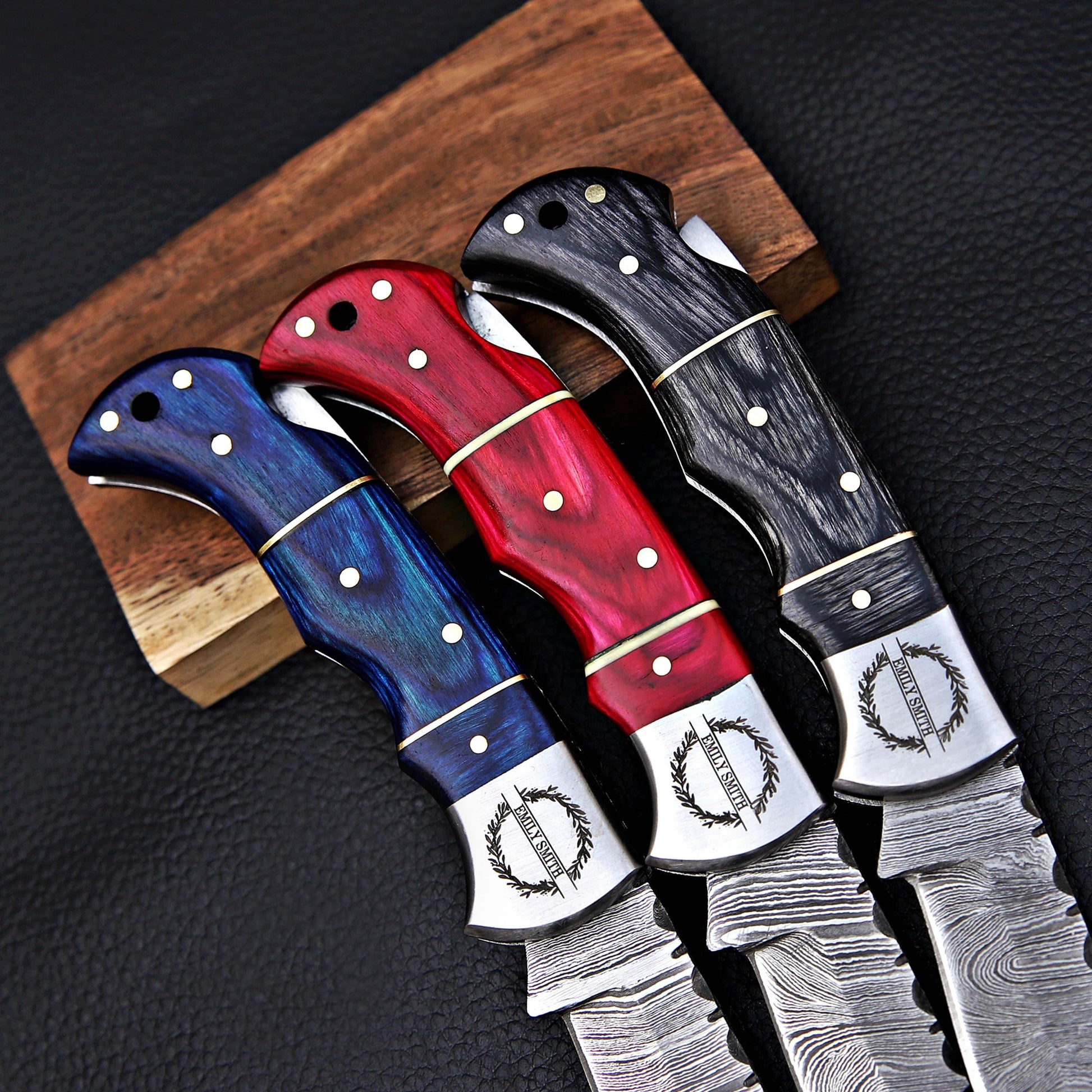 Handmade Damascus knife Pocket knife Folding Knife Personalized gift for men Wedding Gift Fathers day gift birthday anniversary gift for him