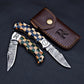 Handmade Damascus knife Pocket knife Folding Knife Personalized gift for men Wedding Gift Fathers day gift birthday anniversary gift for him