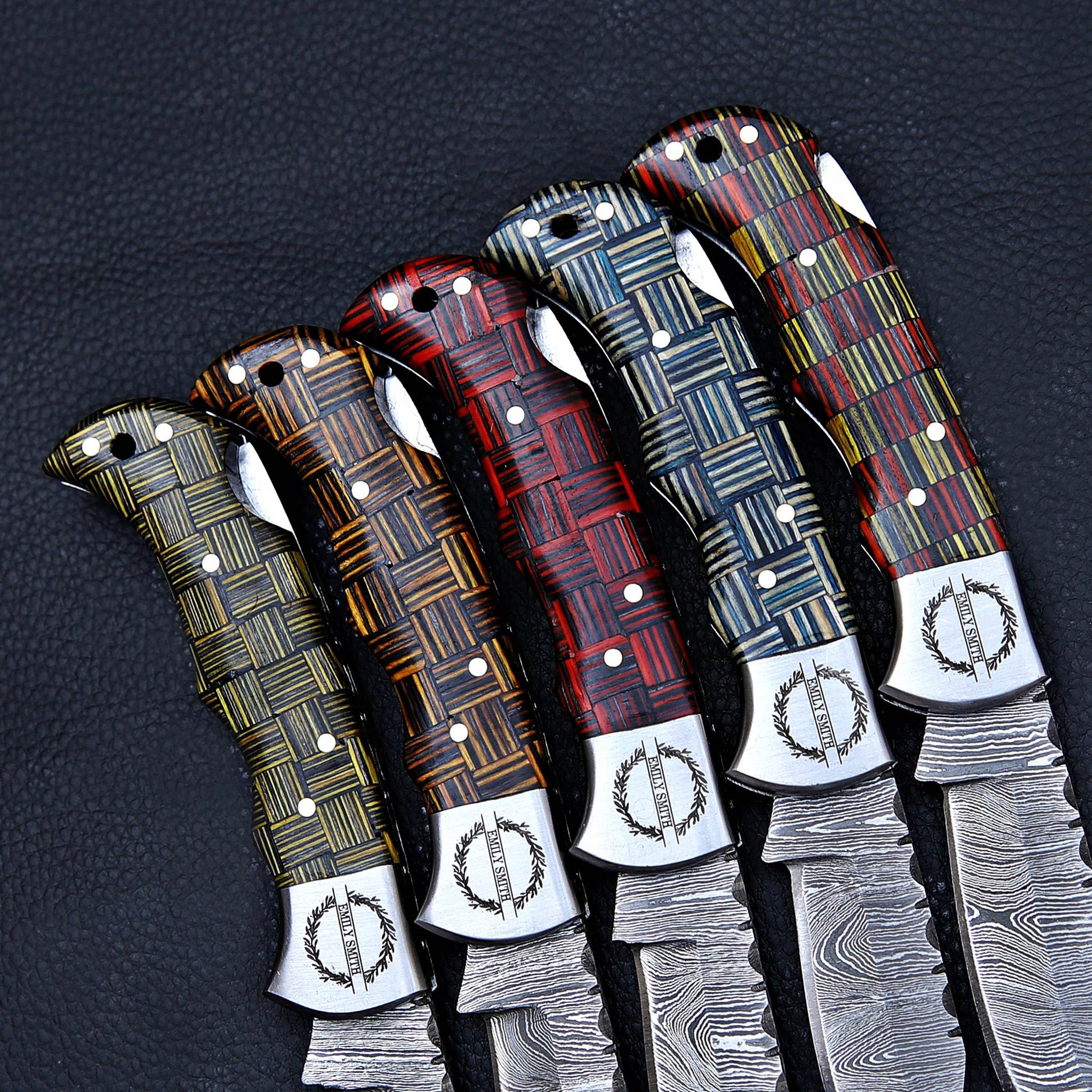 Handmade Damascus knife Pocket knife Folding Knife Personalized gift for men Wedding Gift Fathers day gift birthday anniversary gift for him