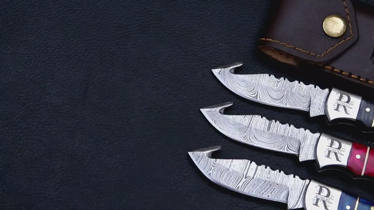 Handmade Damascus knife Pocket knife Folding Knife Personalized gift for men Wedding Gift Fathers day gift birthday anniversary gift for him
