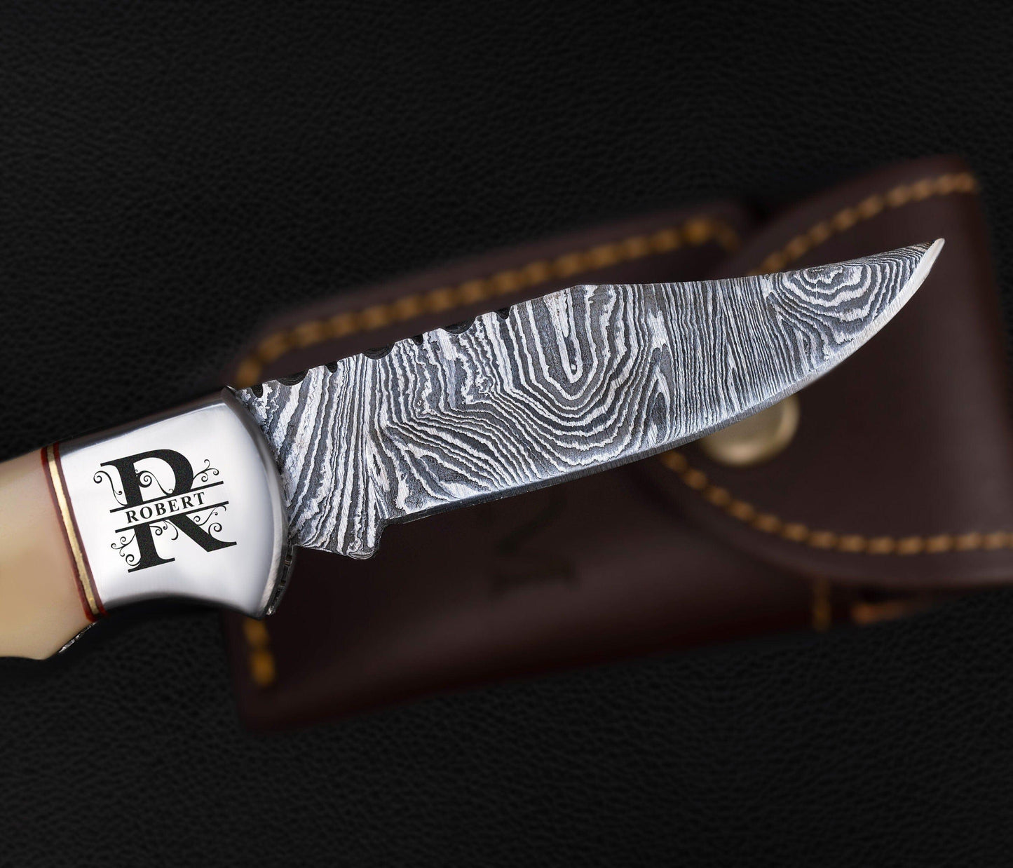 Groomsmen Damascus Folding Knife, Pocket Knife for Men - 6.5'' Made of Authentic Damascus Steel, Groomsmen gifts, Boyfriend Gift For Him Etsy 