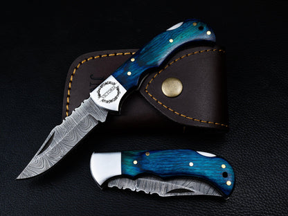 Groomsmen Damascus Folding Knife, Pocket Knife for Men - 6.5'' Made of Authentic Damascus Steel, Groomsmen gifts, Boyfriend Gift, For Him Etsy 