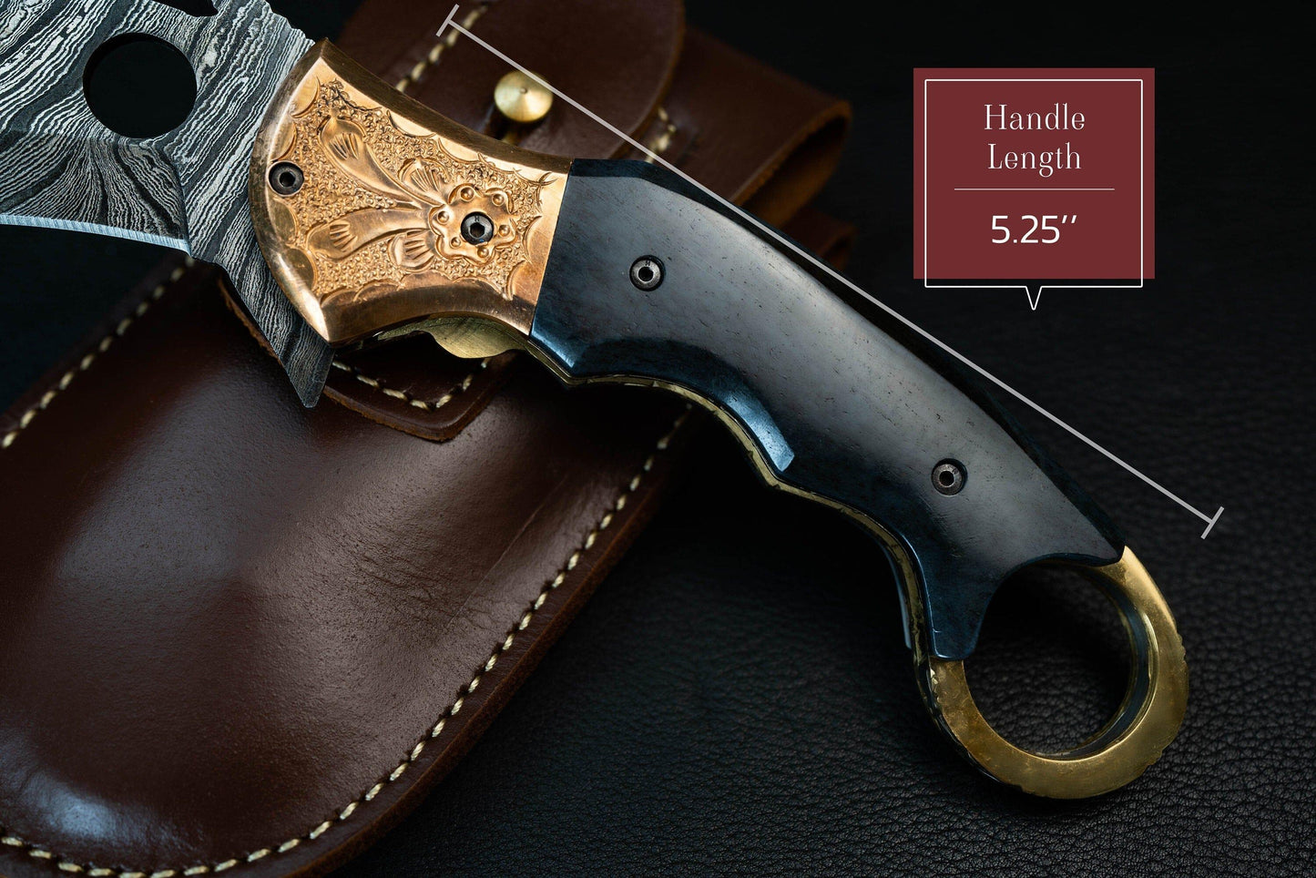 8'' Hand Forged Real Bone Handle Damascus Fold Knife, Damascus Pocket Knife, Damascus Steel Hunting Karambit, Hand Forged Damascus Knife Etsy 