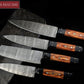 Custom Chef Knives Set 4 Pcs / Cooking Knives Set / Damascus Steel Engraved Chef Knives/ Best Wedding Gift - Mother day gift - Fathers Gift Etsy 