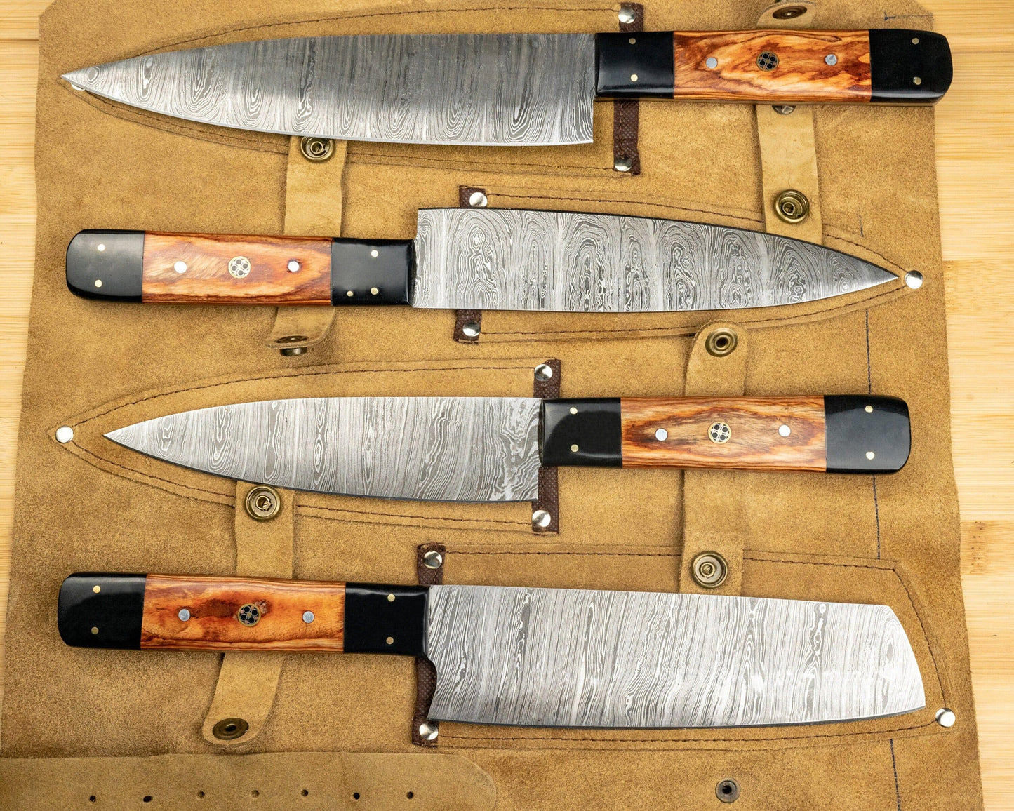 Custom Chef Knives Set 4 Pcs / Cooking Knives Set / Damascus Steel Engraved Chef Knives/ Best Wedding Gift - Mother day gift - Fathers Gift Etsy 