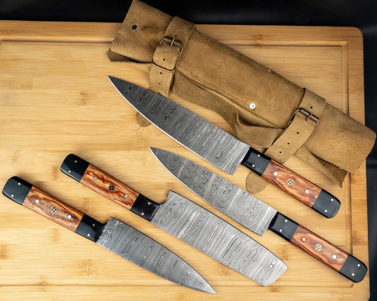 Custom Chef Knives Set 4 Pcs / Cooking Knives Set / Damascus Steel Engraved Chef Knives/ Best Wedding Gift - Mother day gift - Fathers Gift Etsy 