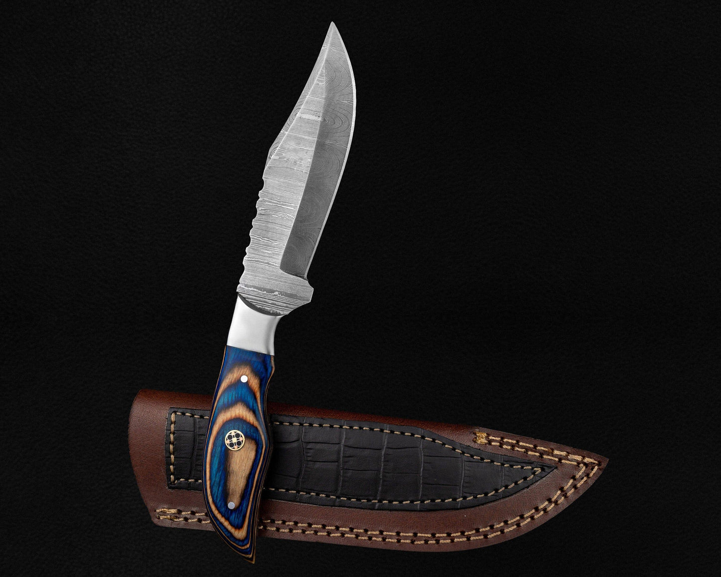 Damascus Hunting Knife, Damascus Fixed Blade Knife, Hand forged Damascus Knife, Damascus Ka bar Knife Hand Made Knives Gifts For Men USA Etsy 