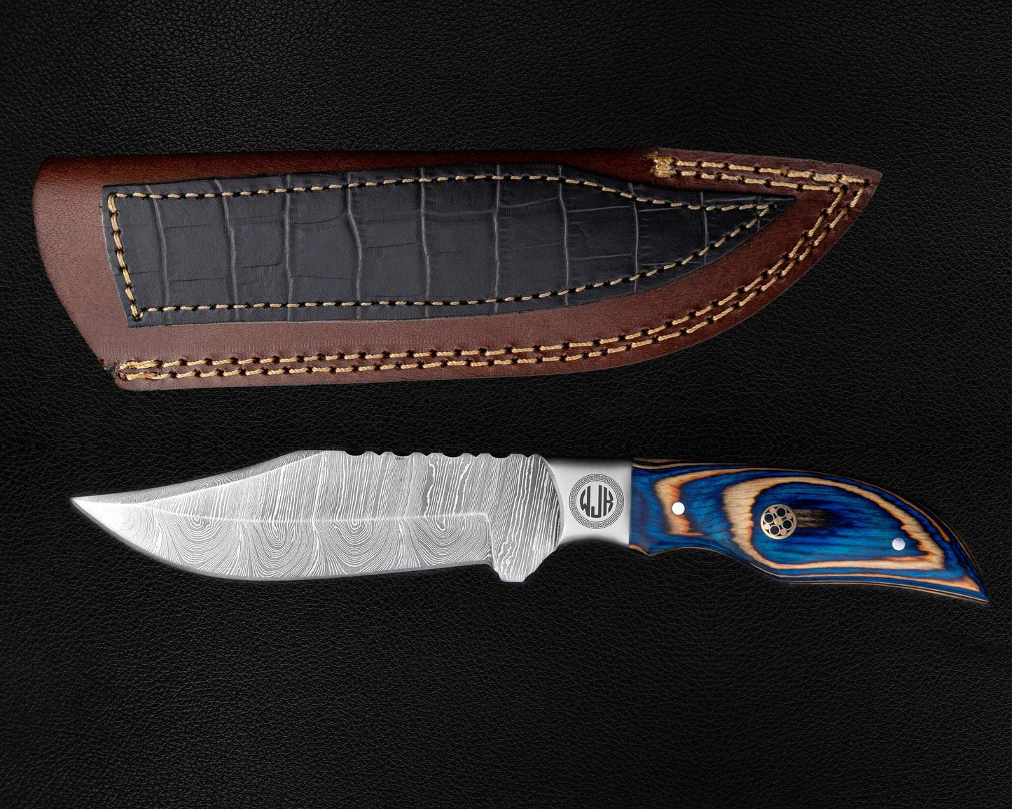 Damascus Hunting Knife, Damascus Fixed Blade Knife, Hand forged Damascus Knife, Damascus Ka bar Knife Hand Made Knives Gifts For Men USA Etsy 