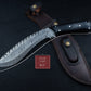 Kukri Knife Hunting knife, Damascus machete knife, Genuine Damascus Fixed blade, Personalized Camping Knife, Gift for him, Hunting 2021 Etsy 