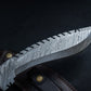 Kukri Knife Hunting knife, Damascus machete knife, Genuine Damascus Fixed blade, Personalized Camping Knife, Gift for him, Hunting 2021 Etsy 