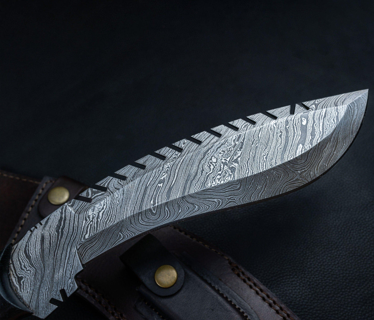 Kukri Knife Hunting knife, Damascus machete knife, Genuine Damascus Fixed blade, Personalized Camping Knife, Gift for him, Hunting 2021 Etsy 