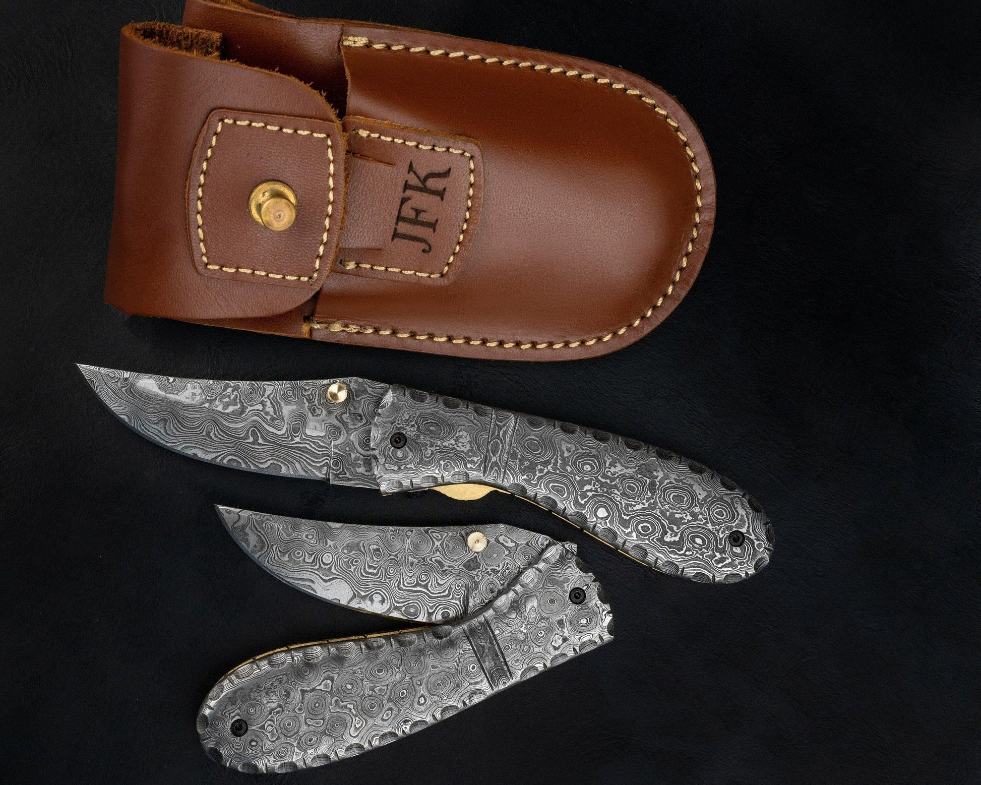 7" Hand Forged Full Damascus Folding Knife,Hand Made Damascus Pocket Knife, Damascus Steel Hunting knife, Hand Forged Damascus Fold Knife Etsy 