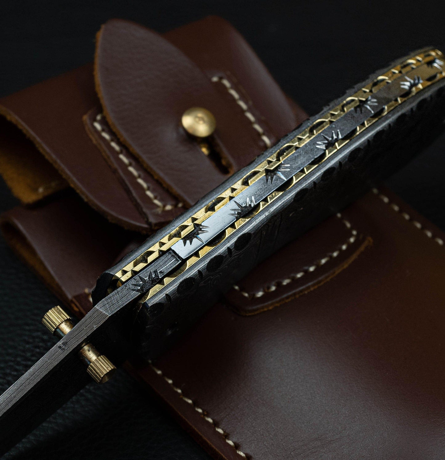 7" Hand Forged Full Damascus Folding Knife,Hand Made Damascus Pocket Knife, Damascus Steel Hunting knife, Hand Forged Damascus Fold Knife Etsy 