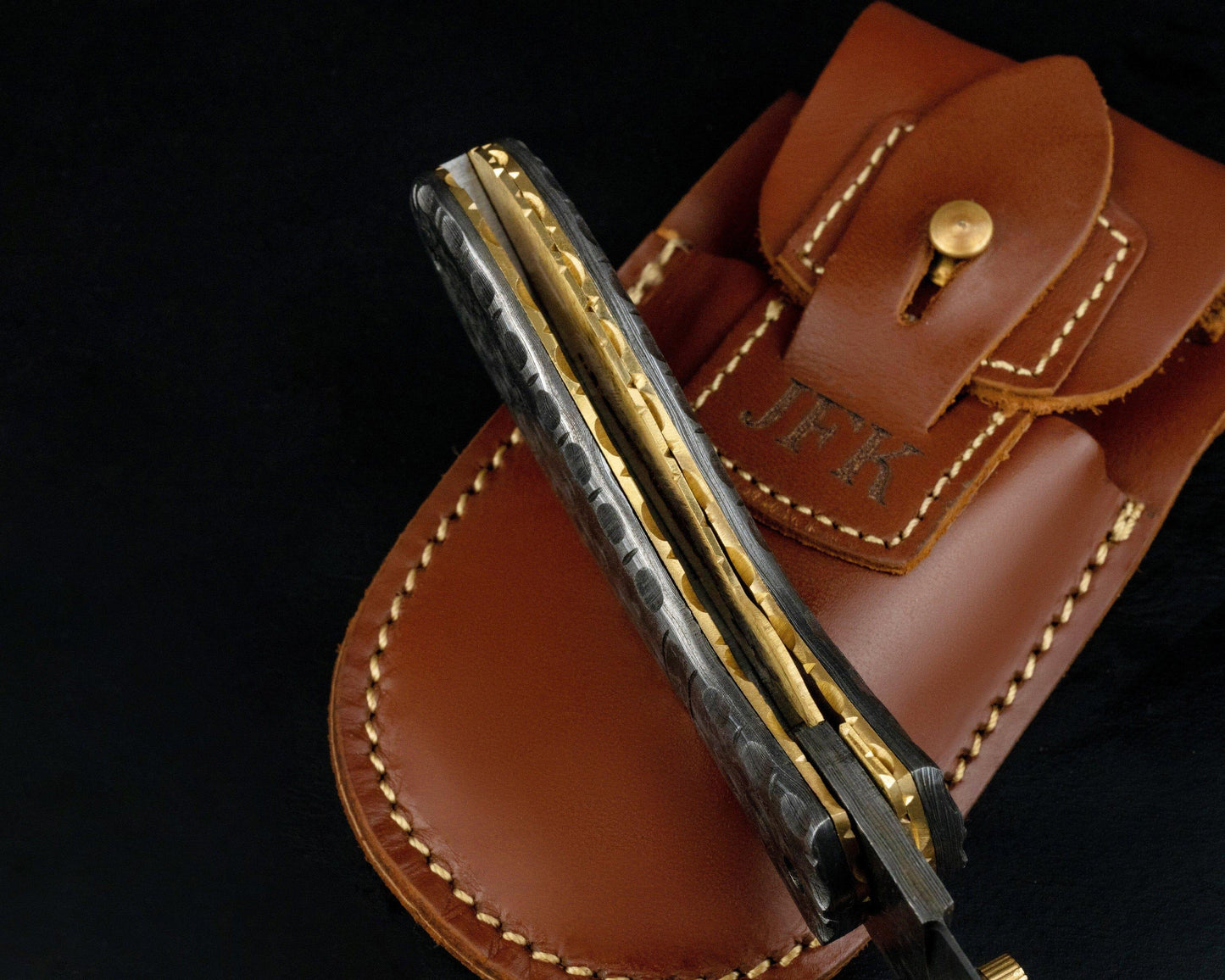 7" Hand Forged Full Damascus Folding Knife,Hand Made Damascus Pocket Knife, Damascus Steel Hunting knife, Hand Forged Damascus Fold Knife Etsy 