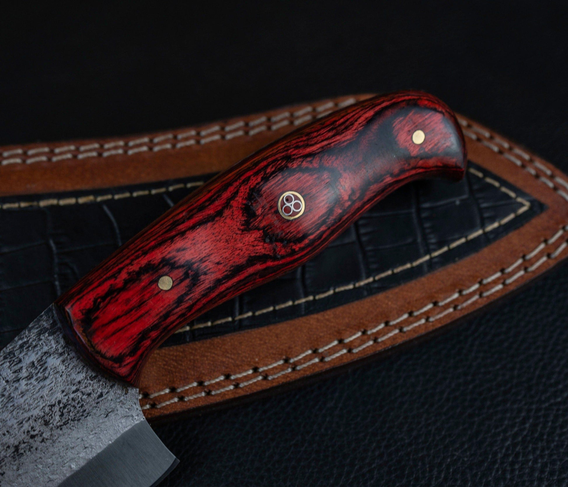 Chef Cleaver Chopper Kitchen Butcher Full Tang Handmade High Carbon Steel Chef Knife Wenge Wood Curved Handle Gift Outdoor Chop Knife 2022 Etsy 