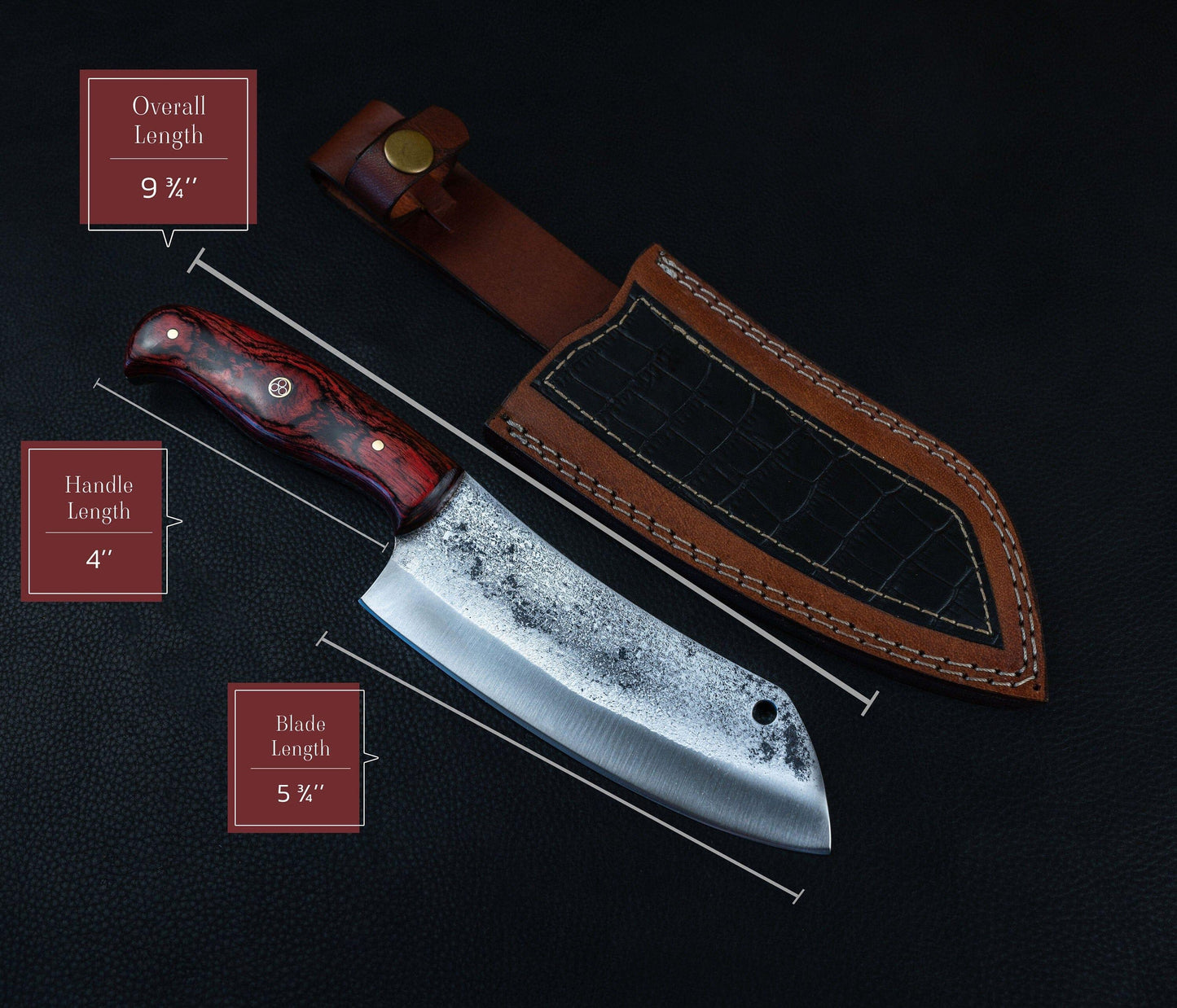 Chef Cleaver Chopper Kitchen Butcher Full Tang Handmade High Carbon Steel Chef Knife Wenge Wood Curved Handle Gift Outdoor Chop Knife 2022 Etsy 