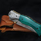 Luxury Hand Forged Damascus Folding Knife, Green Handle Damascus Steel Pocket Hunting knife, Luxury Fold Knife, Gift For DAD, Gift For Him Etsy 