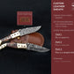 Luxury Hand Forged Damascus Folding Knife, Bone Handle Damascus Steel Pocket Hunting knife, Luxury Fold Knife, Gift For DAD, Gift For Him Etsy 