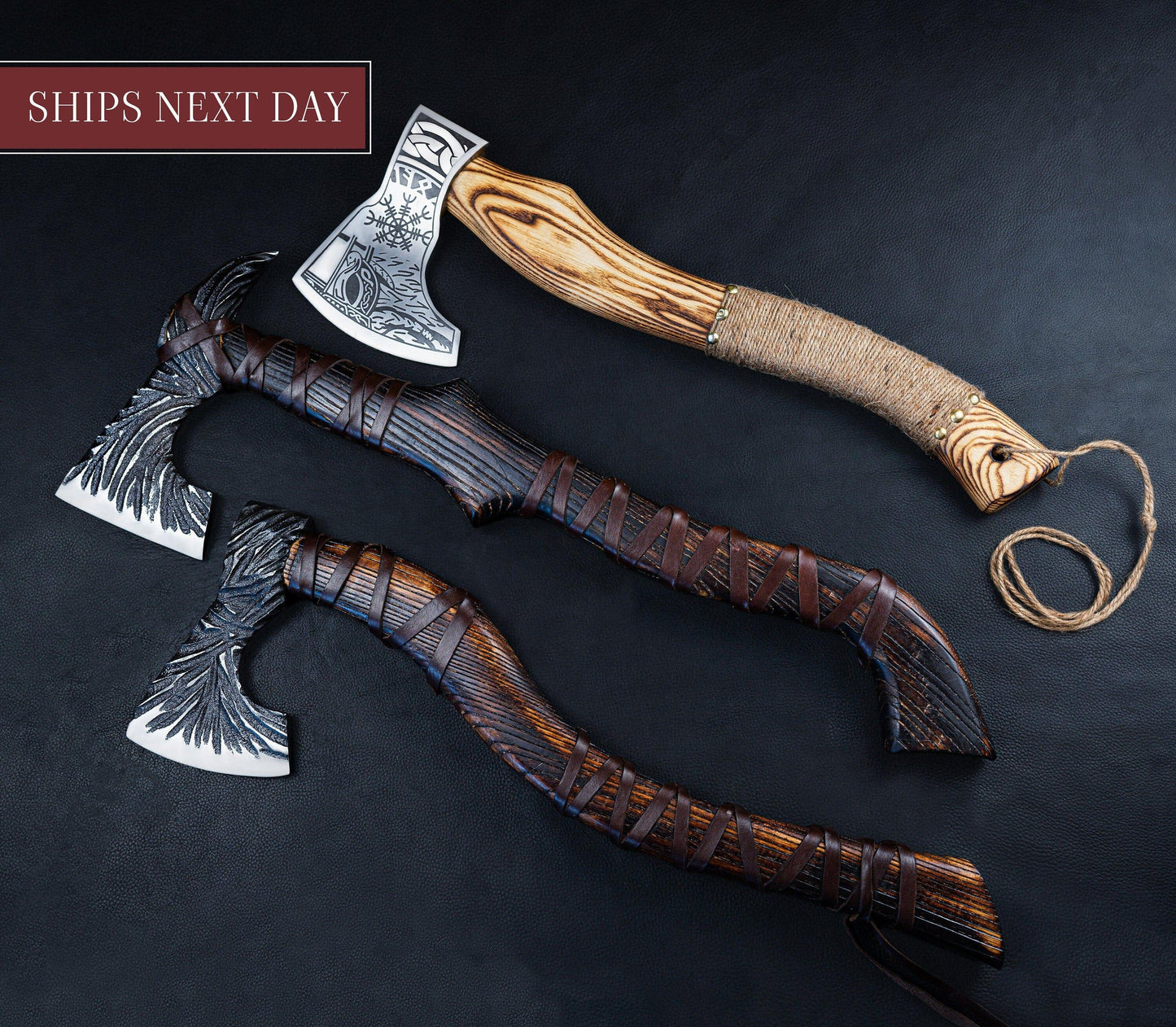 Custom Gift Forged Carbon Steel Viking Axe with Rose Wood Shaft, Viking Bearded Camping Axe, Best Birthday&Anniversary Gift For Him 2022 Etsy 