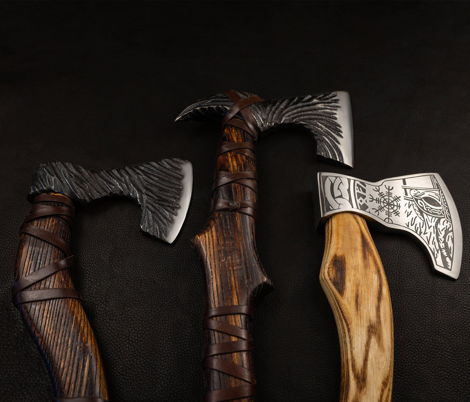 Custom Gift Forged Carbon Steel Viking Axe with Rose Wood Shaft, Viking Bearded Camping Axe, Best Birthday&Anniversary Gift For Him 2022 Etsy 