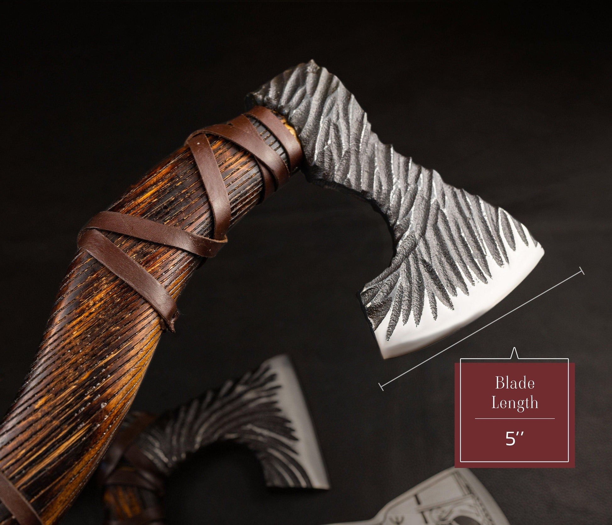 Custom Gift Forged Carbon Steel Viking Axe with Rose Wood Shaft, Viking Bearded Camping Axe, Best Birthday&Anniversary Gift For Him 2022 Etsy 