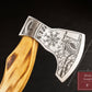 Custom Gift Forged Carbon Steel Viking Axe with Rose Wood Shaft, Viking Bearded Camping Axe, Best Birthday&Anniversary Gift For Him 2022 Etsy 