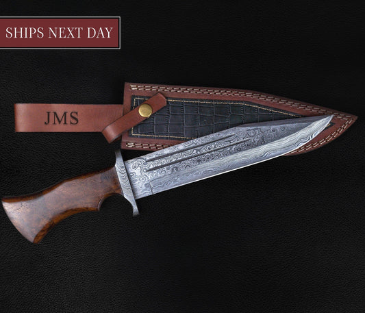 HUNTING KNIVES CUSTOM Handmade Damascus Steel Personalized Wedding Anniversary Gift for Him, Christmas Gift for Men, Fathersday Gift 2022 Etsy 