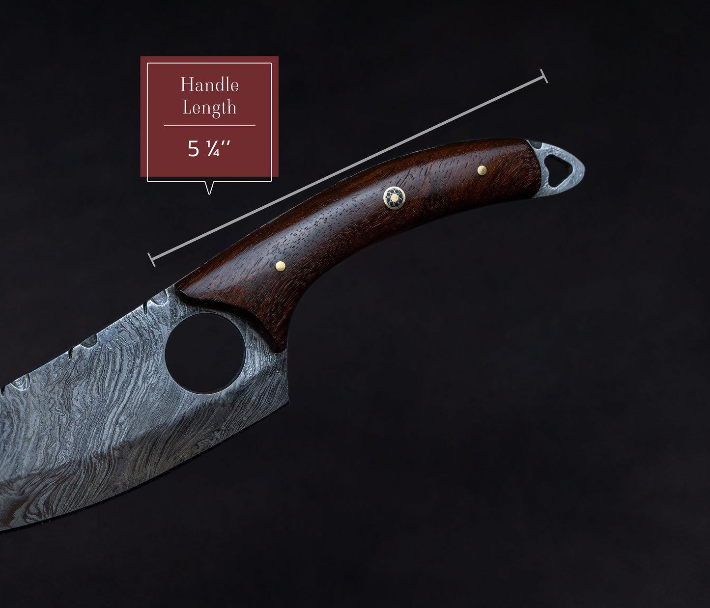 Handmade Japanese Damascus Chief knife Rose Wood Handle, Hand forged Damascus knife Non slip Walnut, Kitchen Skinner Knife, Gift for Dad