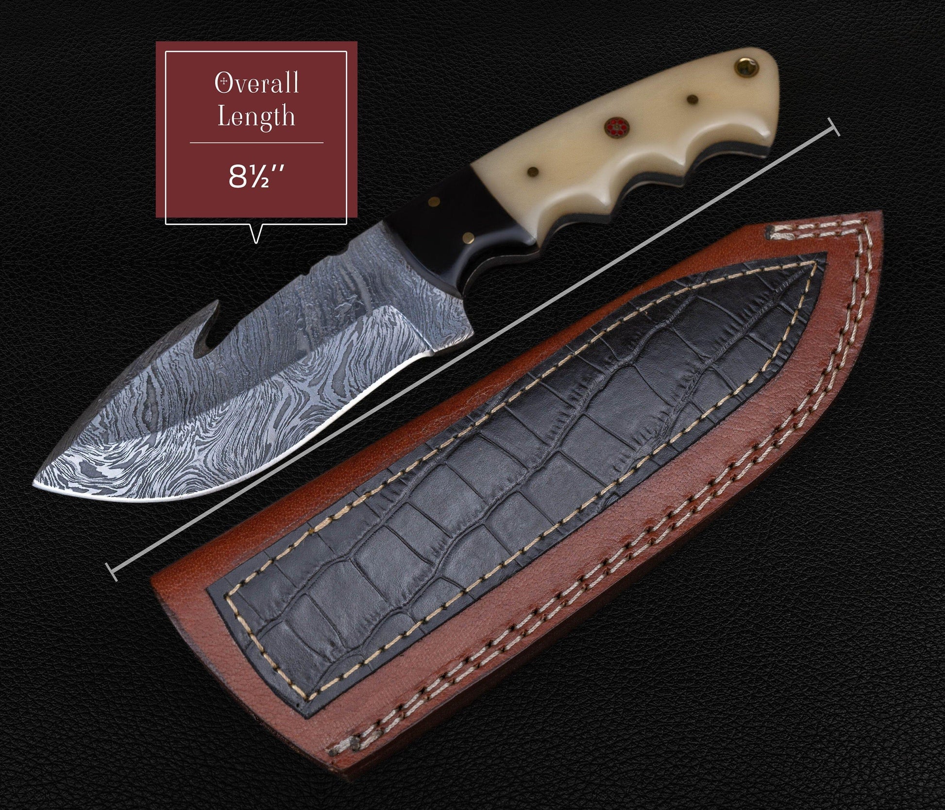 Damascus Hunting Knife, Damascus Fixed Blade Knife, Damascus Gut Hook Knife, Damascus Skinner Knife Hand Made Knives Gifts For Men USA 2021 Etsy 