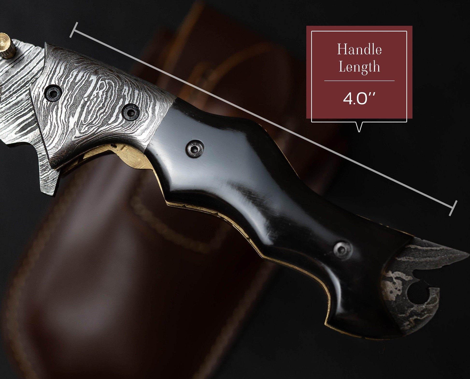 7.5'' Hand Forged Black Horn Handle Damascus Folding Knife, Damascus Pocket Knife, Damascus Steel Hunting knife, Hand Forged Damascus Knife Etsy 