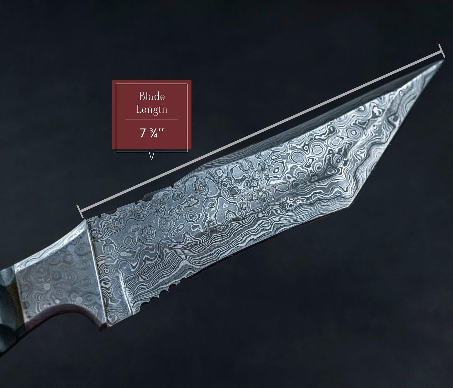 Custom Handmade Damascus Tool Steel High Polish Crocodile Dundee Bowie knife Rambo knife handmade knife fathers day gift with leather cover Etsy 