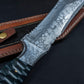 Custom Handmade Damascus Tool Steel High Polish Crocodile Dundee Bowie knife Rambo knife handmade knife fathers day gift with leather cover Etsy 