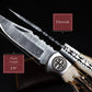 Damascus Pocket Knife, 6.5'' Damascus Folding Knife, Stag Horn and Camel Bone Handle Groomsmen Knife, Groomsmen Gifts, Gift for Husband 2021 Etsy 